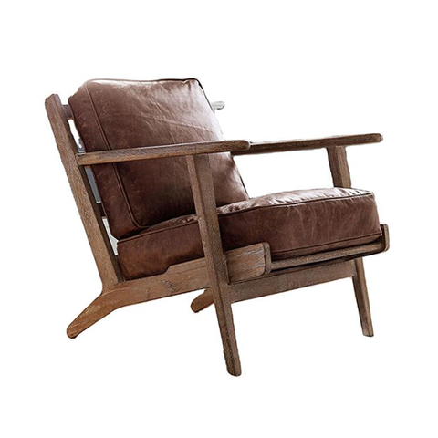 Wholesale Home Furniture Modern Dining Room Sitting Lounge Wood Leisure Chair(ZG19-018)