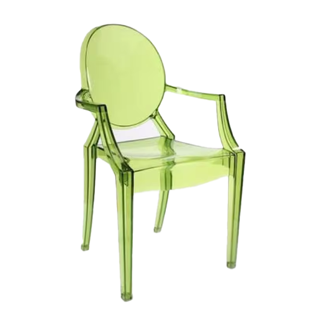 Factory Supply Stackable Portable Outdoor Wedding Plastic Arms Chair Folding Dining Banquet Event Chair (ZG50-026)