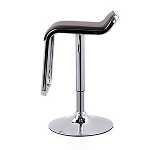 PU Leather Upholstered Counter Height Adjusted Bar Stools High Backless Chair