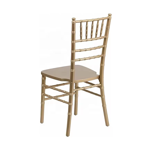 Hot Sale Modern Simple Tiffany Restaurant Hotel Steel Wedding Stackable Banquet Chair(ZG50-003)