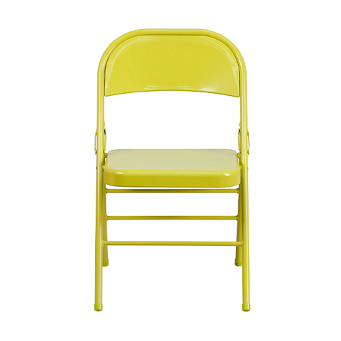 Wholesale Foldable Chair Wedding Event Garden Chairs Metal Modern Folding Chair for Outdoor and Indoor (ZG26-005)