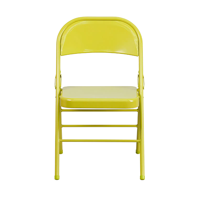 Wholesale Foldable Chair Wedding Event Garden Chairs Metal Modern Folding Chair for Outdoor and Indoor (ZG26-005)