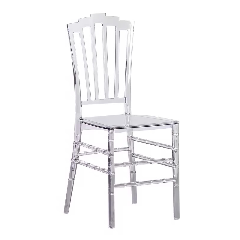 Modern Simple Design Fashion Chiavari Napoleon Chair Dining Banquets Transparent Acrylic (ZG50-017)