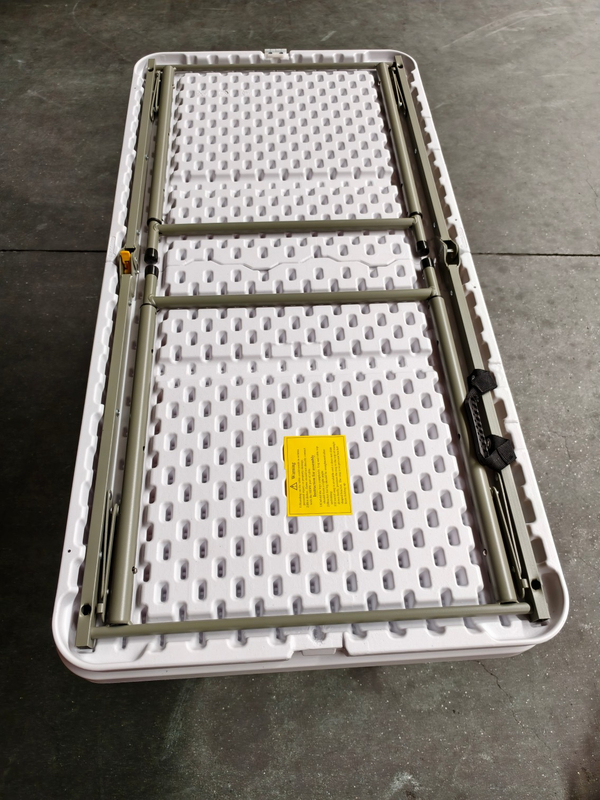 Plastic Folding Table Rectangle Hotel Event Party Garden Wedding Portable Camping Foldable Rectangle Tables 4FT Rectangle Table