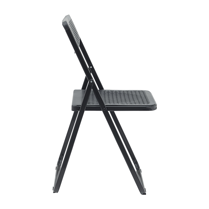 New Black Folding Chair Space-saving and lightweight for easy portability One-year warranty with worry-free after-sales service(ZG26-019)