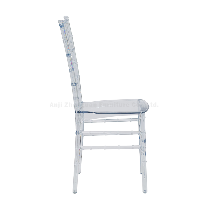 Hot Sale Banquet Clear Plastic Resin Transparent Event Dining Plastic Chairs for Wedding (ZG50-001)
