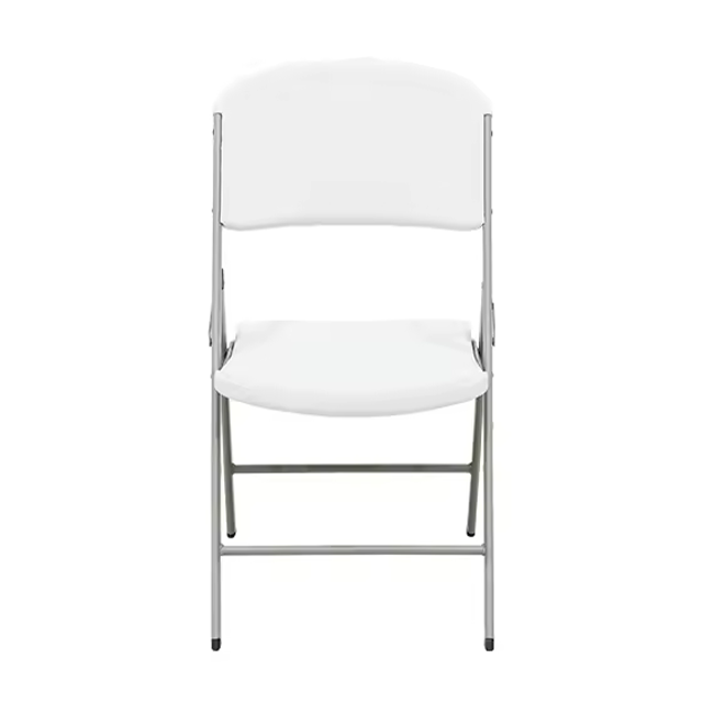 Garden Outdoor Plastic Folding Resin White Chair Restaurant Hotel Foldable Wedding Event Chairs for Camping(ZG26-013)