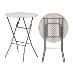 183cm 180cm 154cm 80cm 61cm Plastic Folding Round Table Folding in Half Round Table