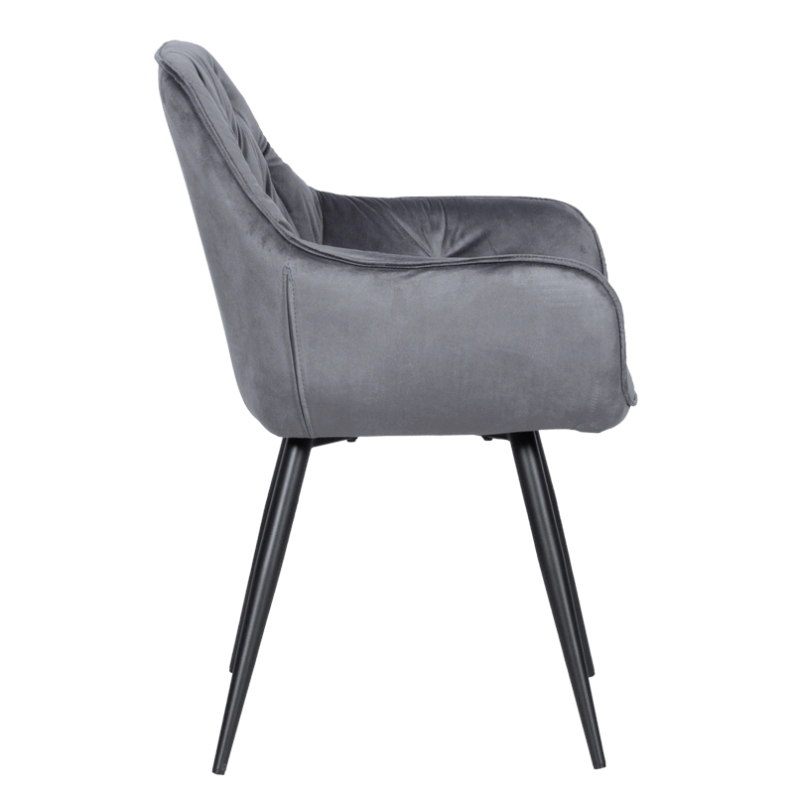 Velvet Fabric Upholstered Restaurant Dining Chair for Home Living Room Hotel(ZG23-032)
