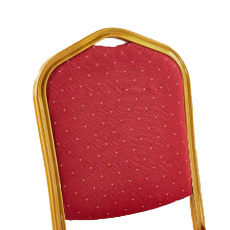High Quanlity Stackable Metal Steel Fabric Dining Banquet Chair(ZG50-006)