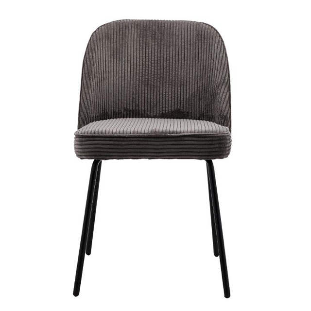 Modern Design Fabric Seat Comfortable Restaurant Metal Dining Chair(ZG23-071)