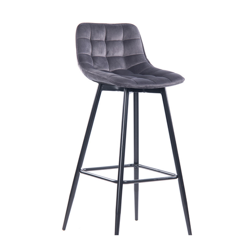 Factory Wholesale Modern Design Breakfast Luxury Home Metal Bar Stool Chair(ZG21-008)