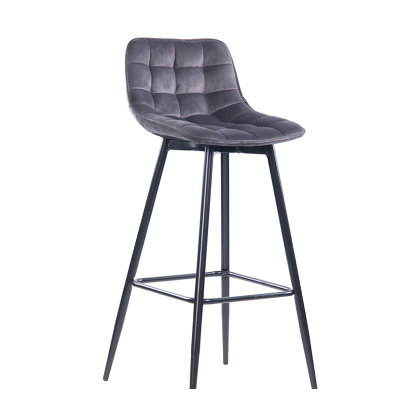 Factory Wholesale Modern Design Breakfast Luxury Home Metal Bar Stool Chair(ZG21-008)
