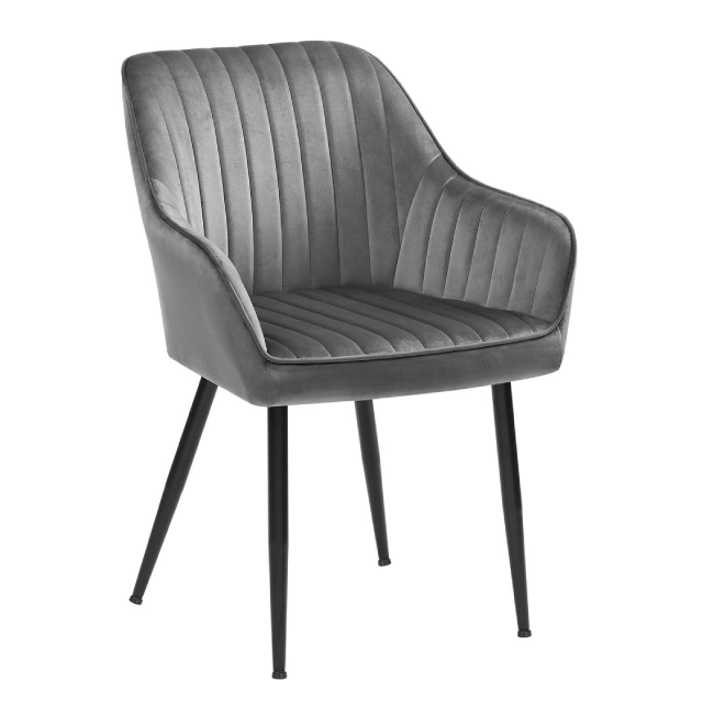 Wholesale Cheap Modern Fabric Restaurant Home Hotel Furniture Metal Dining Leisure Chair with Armrest (ZG23-033)