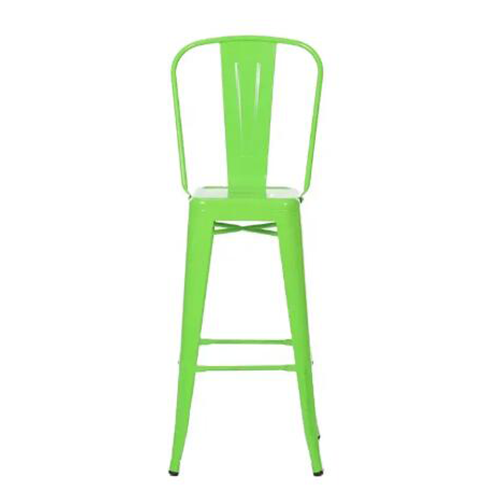 Restaurant Chair Modern Steel Frame High Back Bar Chairs Metal Tolix Industrial Bistro Dining Chair (ZG21-039)