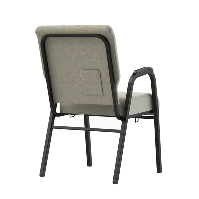 China Wholese Stacking Church Chair Auditorium Seating 22 Inch Wide with Arms (ZG13-009)