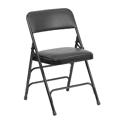 Manufactures Cheap Price Space Saving Padded Metal Tube Garden Party Folding Chair (ZG26-010)