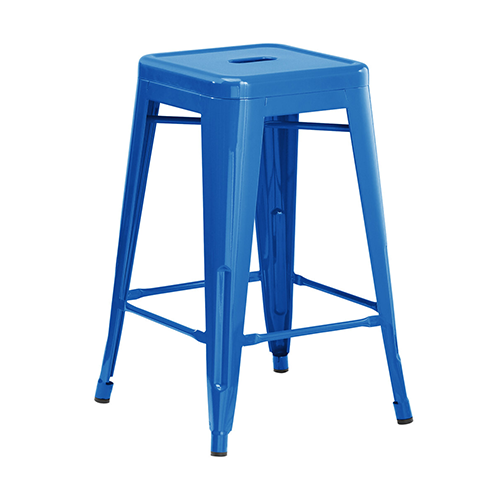 Industrial Furniture Stackable Armless Restaurant Chair Metal Restaurant Bar Stools ZG21-028