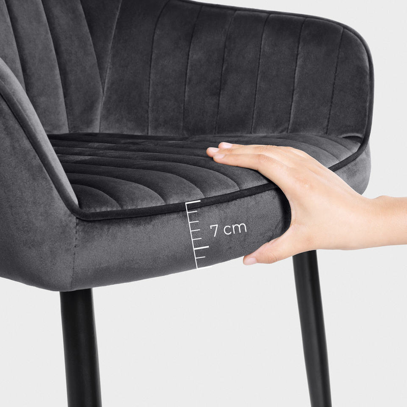 Wholesale Cheap Modern Fabric Restaurant Home Hotel Furniture Metal Dining Leisure Chair with Armrest (ZG23-033)