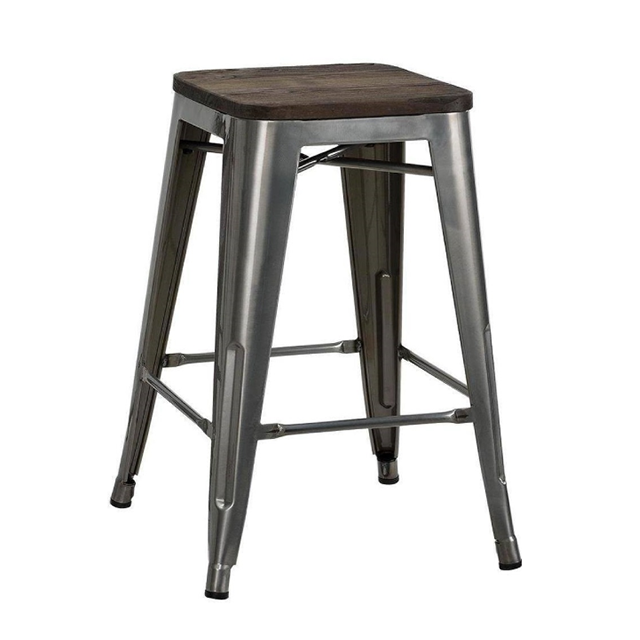 Modern Metal Restaurant Cafe Home Dining Chair Bar Stool Bar Chair (ZG21-063)