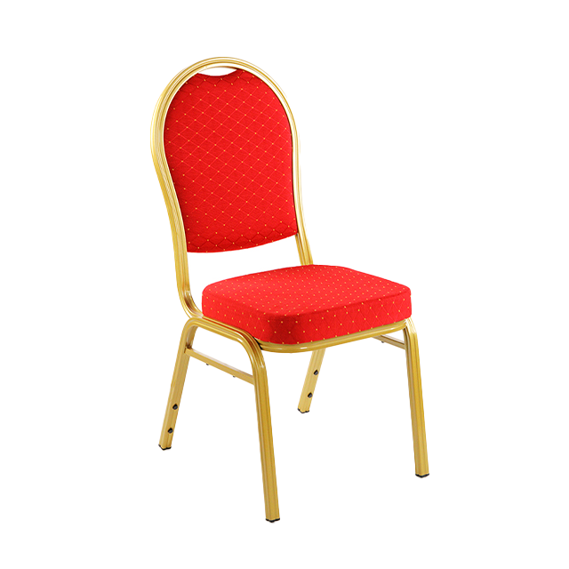 Wholesale High Quanlity and Low Price Fabric Stackable Bistro Metal Dining Banquet Chair(ZG50-007)