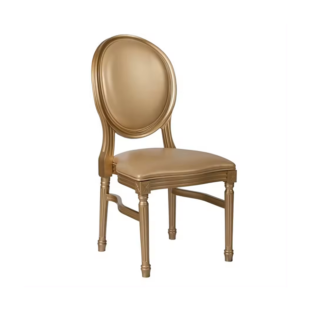 Manufacturer Mid-century Living Room Louis Wood Stacking Banquet Chair(ZG11-006)