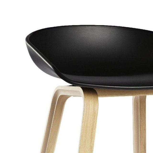 Simple Modern Design Cafe Shop PP Nordic Outdoor Plastic Luxury Bar Chairs(ZG25-033)
