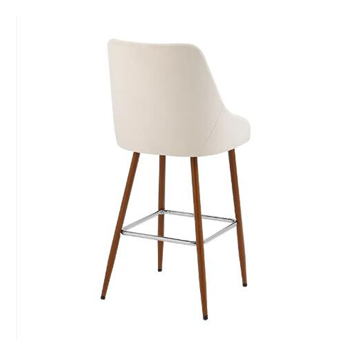Hot Selling High Quality Modern Cafe Banquet Dining Chair Solid Wood Bar Stool Bar Chair with Armrest (ZG25-011)