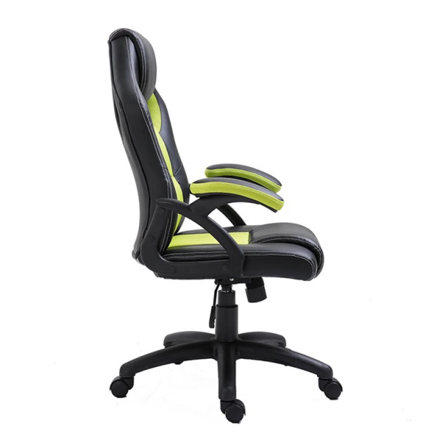 Armchair Gamer Executive Desk Computer Office Chair Nylon Pu Leather Wheeling Adjustable Height(ZG27-056)