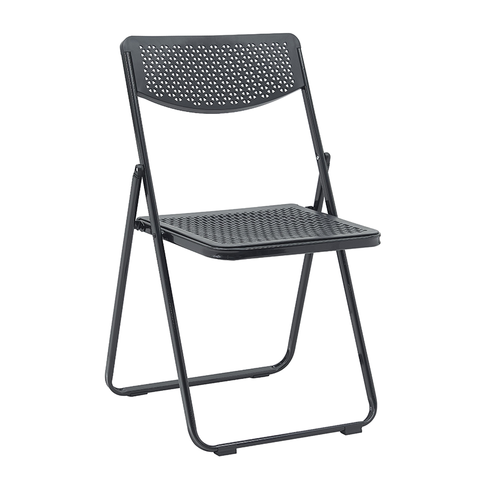 New Black Folding Chair Space-saving and lightweight for easy portability One-year warranty with worry-free after-sales service(ZG26-019)