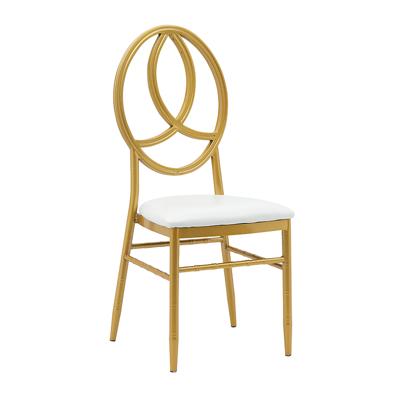 Wholesale Best-selling Metal Iron Spray-Painted Golden Phoenix Hotel Wedding Chairs (ZG50-036)