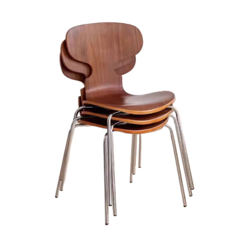 Nordic Dining Chair Home Furniture Simple Plastic Backrest Stool Designer Ant Chair Casual Creative Instagram Makeup Chair (ZG23-101)