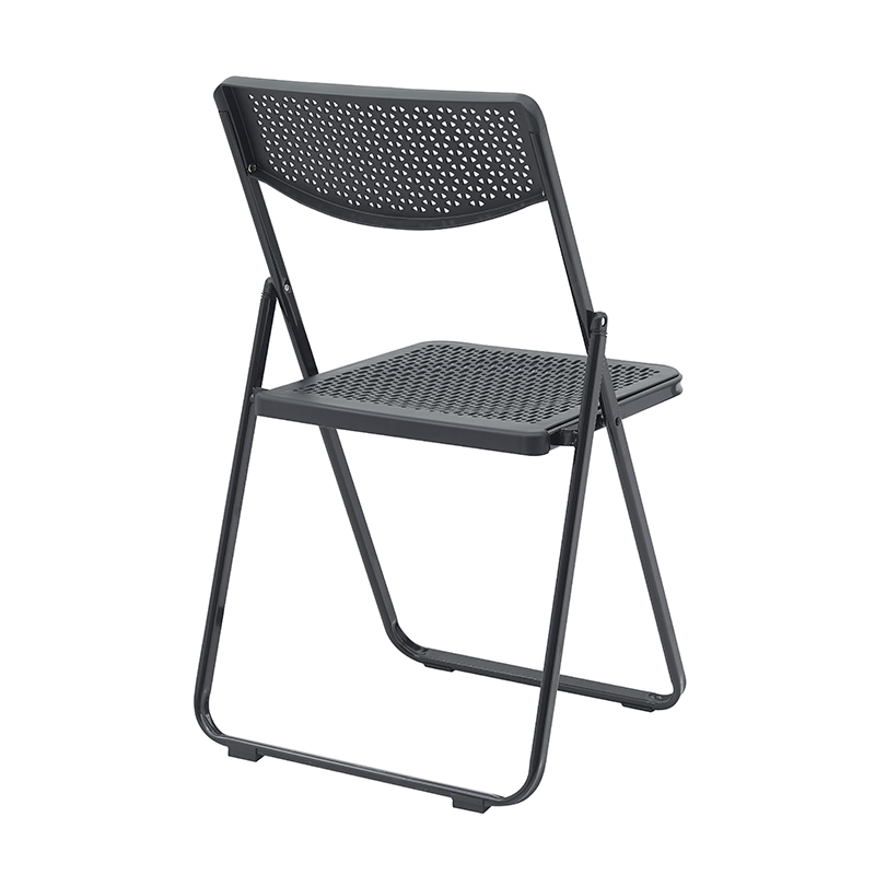 New Black Folding Chair Space-saving and lightweight for easy portability One-year warranty with worry-free after-sales service(ZG26-019)
