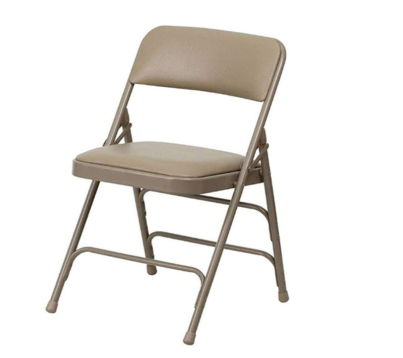 Metal Simple Portable Resin Folding Camping Chairs Padded Chair Garden Modern Folding Chair for Outdoor and Indoor (ZG26-007)