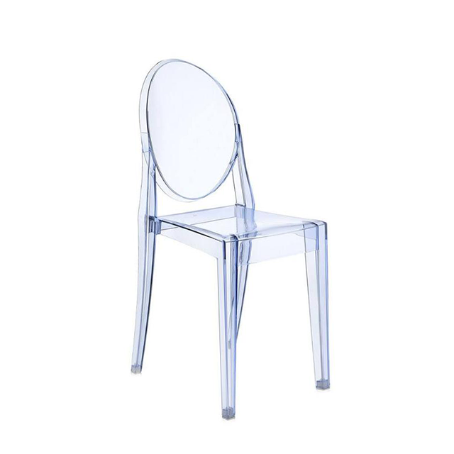 Plastic Ghost Chair Dining Side Chairs Clear Stacking Rental Wedding Chair ZG50-025