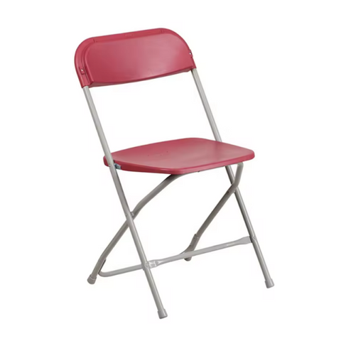 China Wholesale Modern PP Plastic Seat Metal Popular Simple Garden Folding Chair(ZG26-001)