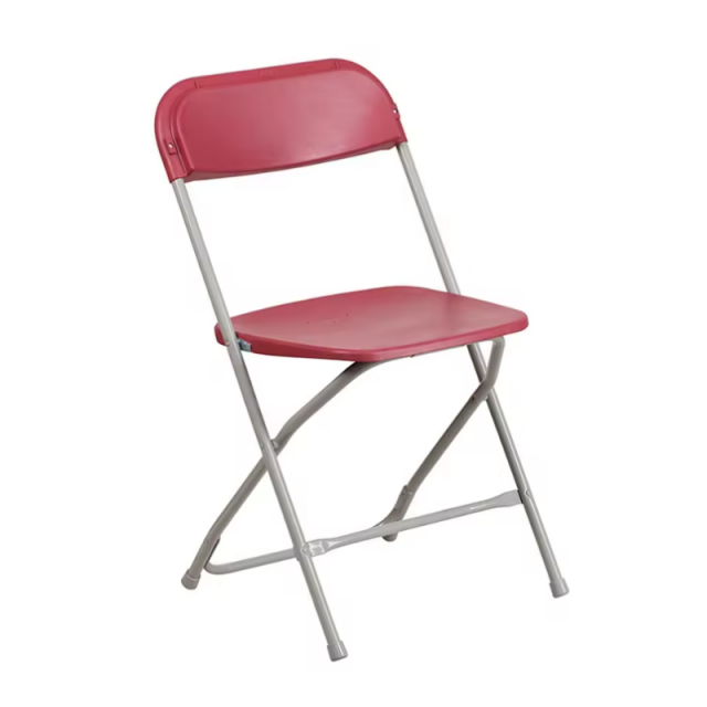 China Wholesale Modern PP Plastic Seat Metal Popular Simple Garden Folding Chair(ZG26-001)