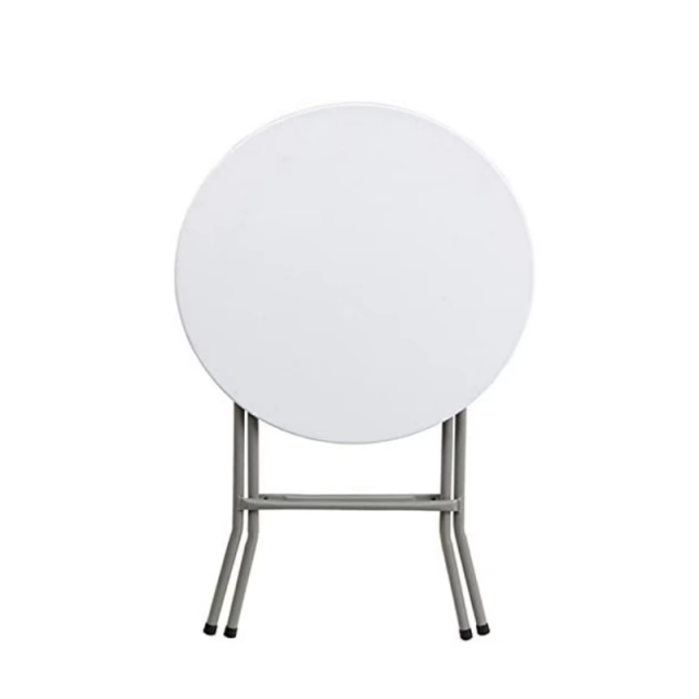 Hot Sale Durable 24'' Folding Plastic Round Table for Outdoor Events Party Restaurant Bar