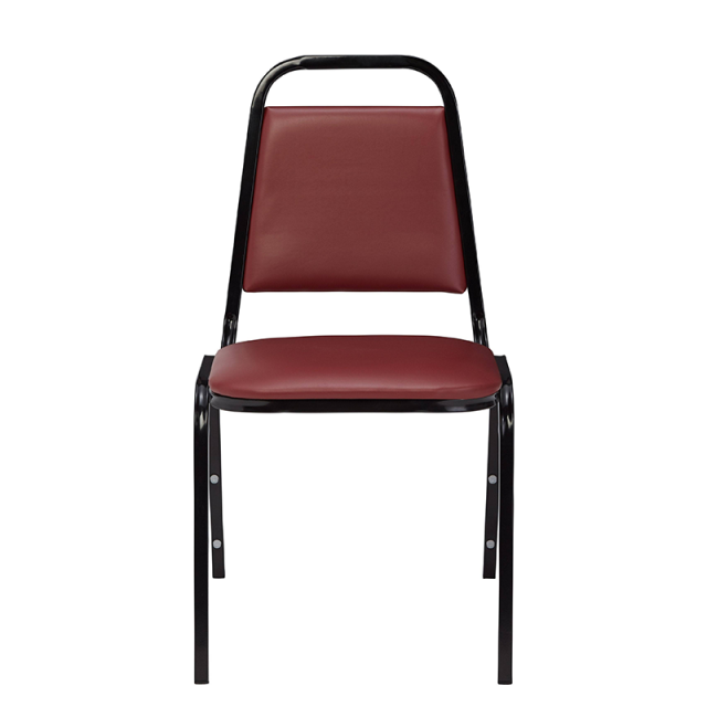 Stackable Comfortable Upholstered Seats Metal Banquet Chairs(ZG10-001)