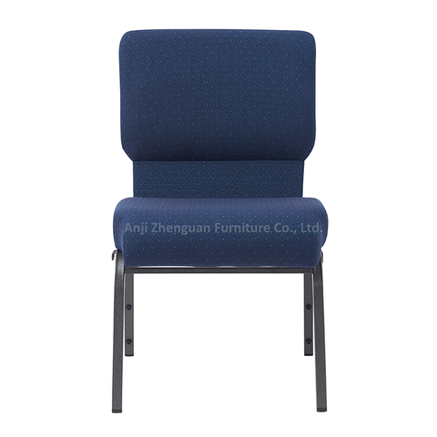 Furniture upholstered church chair Stacked church chair diamond fabric (ZG13-001)
