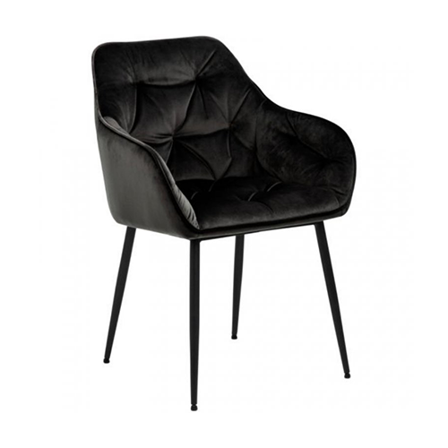 Hot Selling Factory Customized Upholstered Armchair Comfortable Velvet Metal Leisure Chair(ZG23-032)