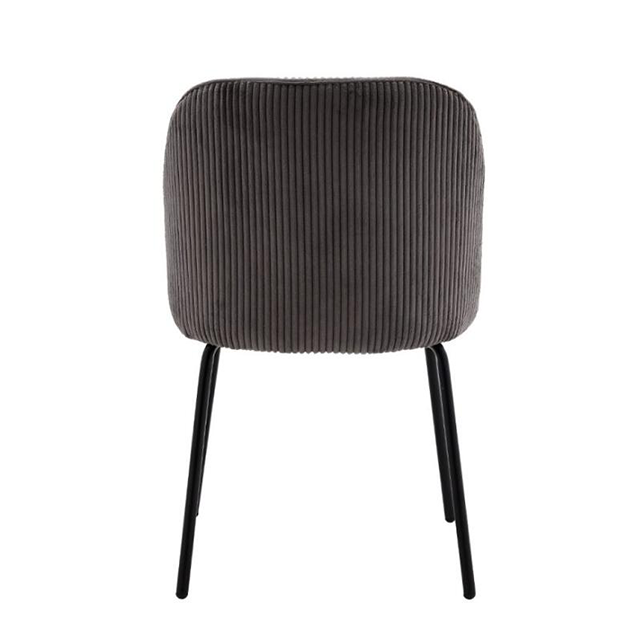 Modern Design Fabric Seat Comfortable Restaurant Metal Dining Chair(ZG23-071)