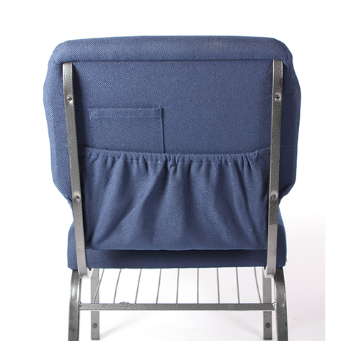 Church Chair Accessories Standard Stitched Card Pockets Fabric Back Pocket