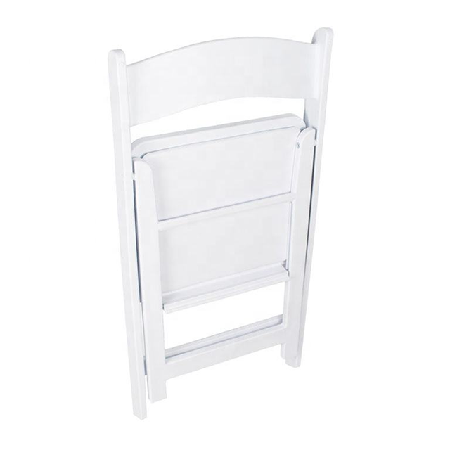 Wholesale Modern Plastic Garden Chairs White Foldable Chairs for Garden Events Lightweight Folding Camping Chair (ZG26-009)