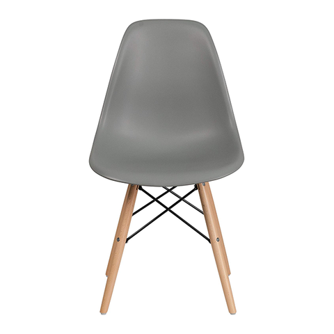 Low Price Stackable Black and Natural Color Restaurant Chair for Home Office (ZG16-058)