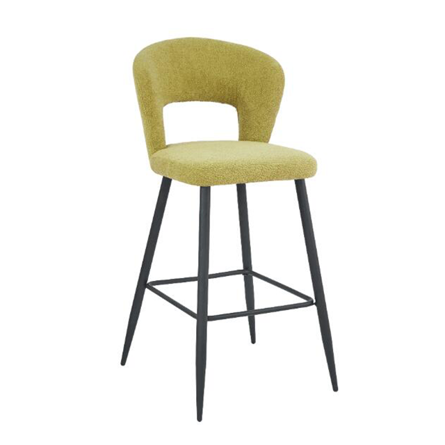 Wholesale Comfortable Home Furniture Hotel Restaurant Upholstered Bar Stools Chair(ZG21-005)