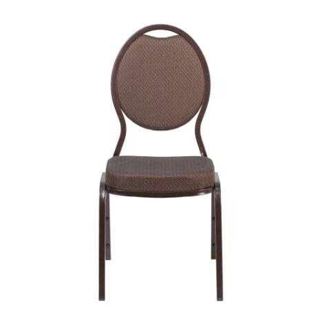 Manufacturer Hot Selling Antique Color Modern Stackable Banquet Dining Metal Chair (ZG10-005)