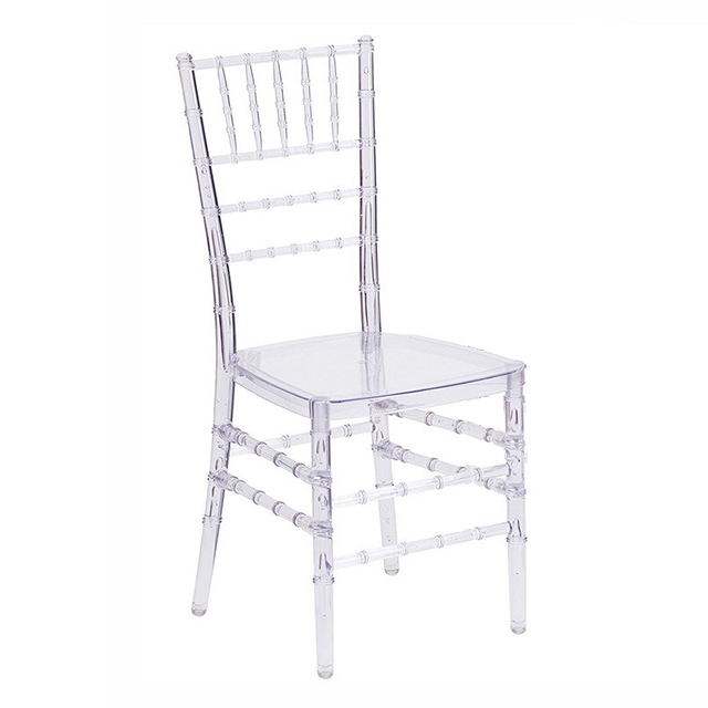 Durable Plastic Clear Resin Chivari Banquet Chair For Events Wedding Party (ZG50-001)