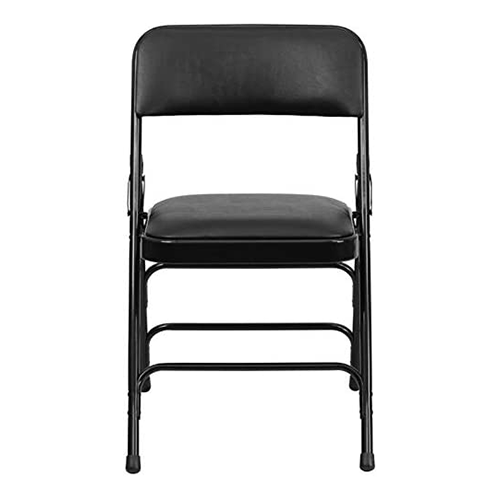 Manufactures Cheap Price Space Saving Padded Metal Tube Garden Party Folding Chair (ZG26-010)