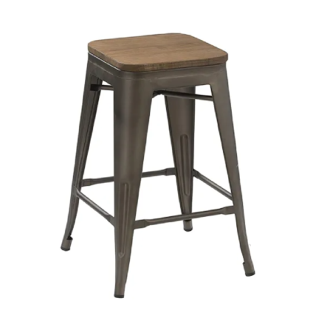 Modern Metal Restaurant Cafe Home Dining Chair Bar Stool Bar Chair (ZG21-063)